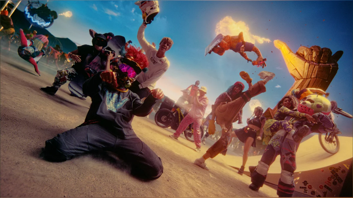The Finish Line — Riders Republic — VFX highlight 3 by Carlos Yau